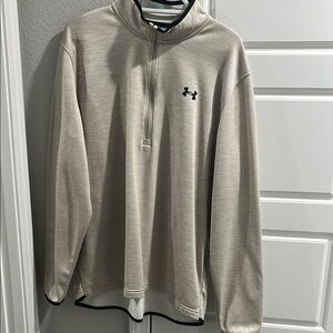 Under Armour Light Gray Quarter-Zip Pullover